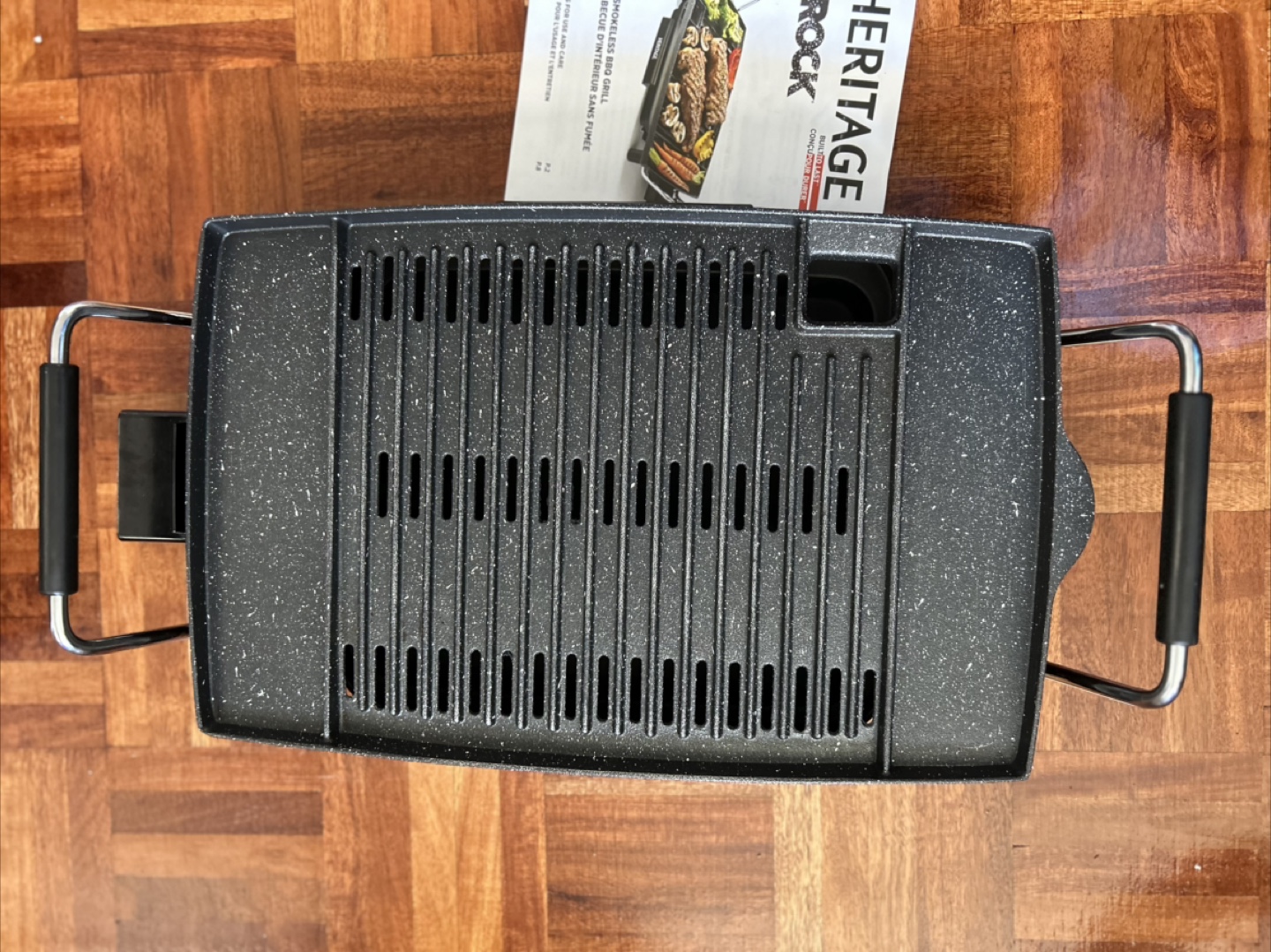 Heritage The Rock Indoor Smokeless BBQ Grill - Like New! - photo 2