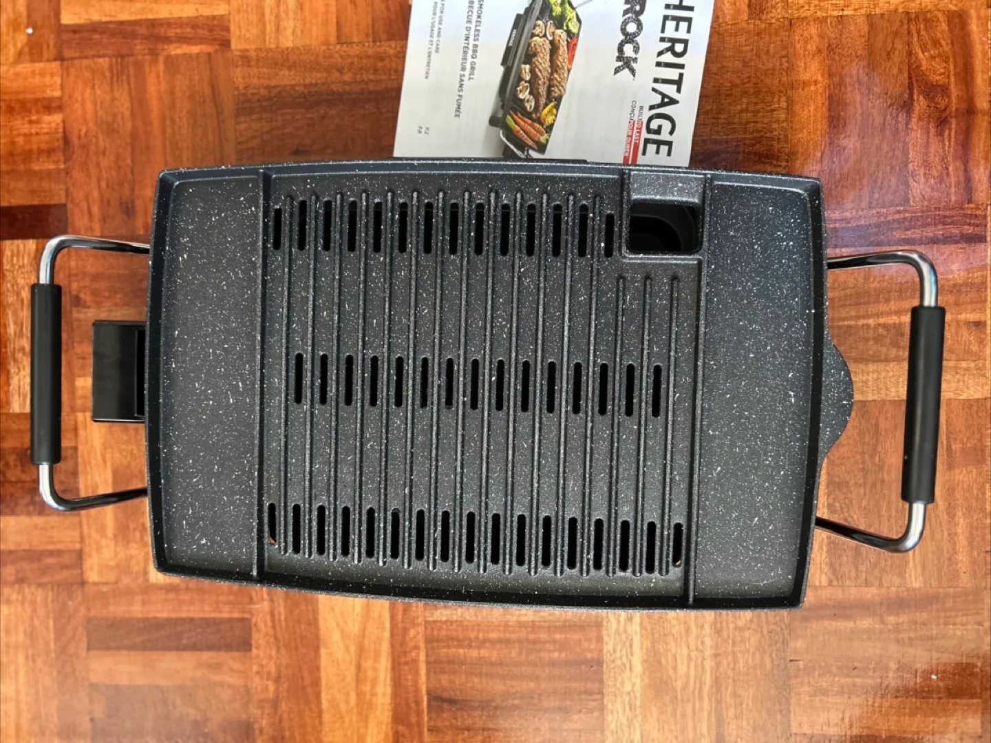 Heritage The Rock Indoor Smokeless BBQ Grill - Like New! image indicator(2)