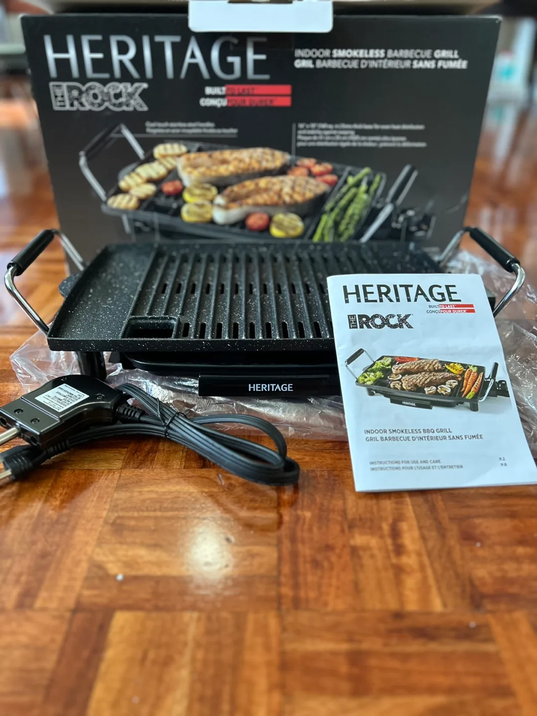 Heritage The Rock Indoor Smokeless BBQ Grill - Like New! image indicator(7)
