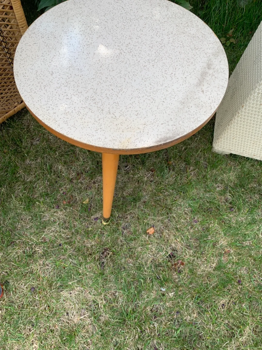 Vintage Round Side Table thumbnail