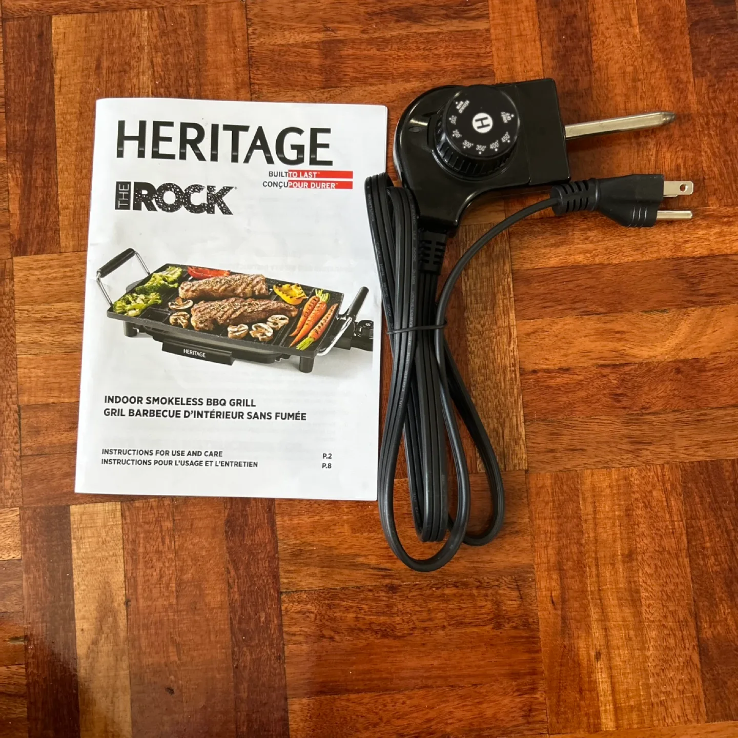 Heritage The Rock Indoor Smokeless BBQ Grill - Like New! image indicator(4)