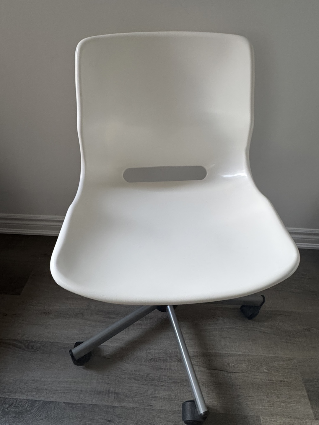 White Swivel Chair