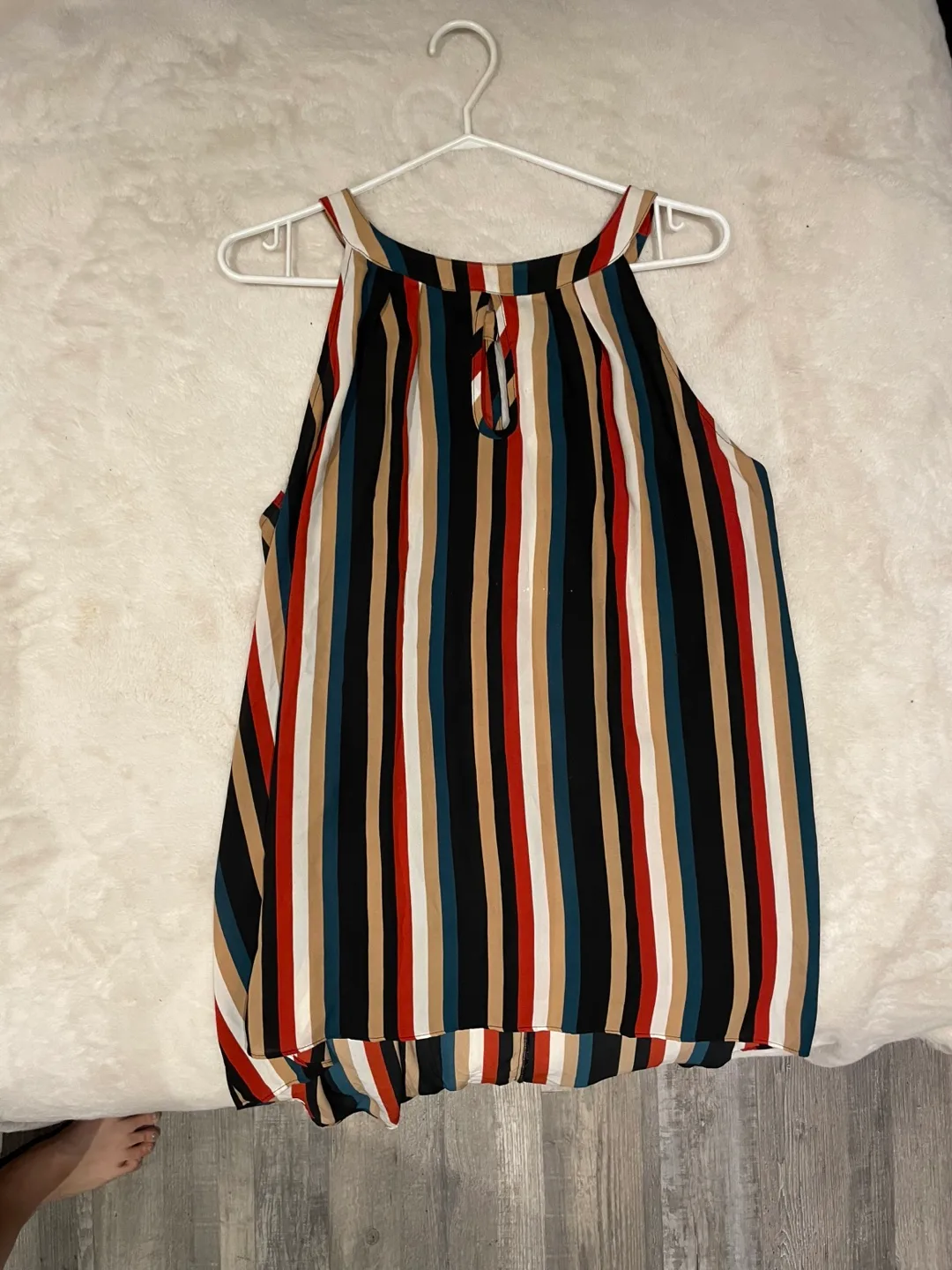 Torrid Striped Blouse Size 2 thumbnail