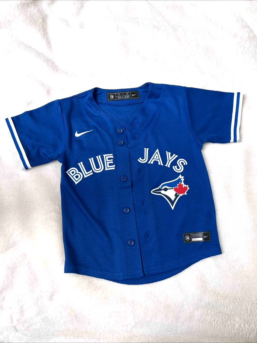 Nike Toddler Toronto Blue Jays Breathable Baseball Jersey (3T) thumbnail