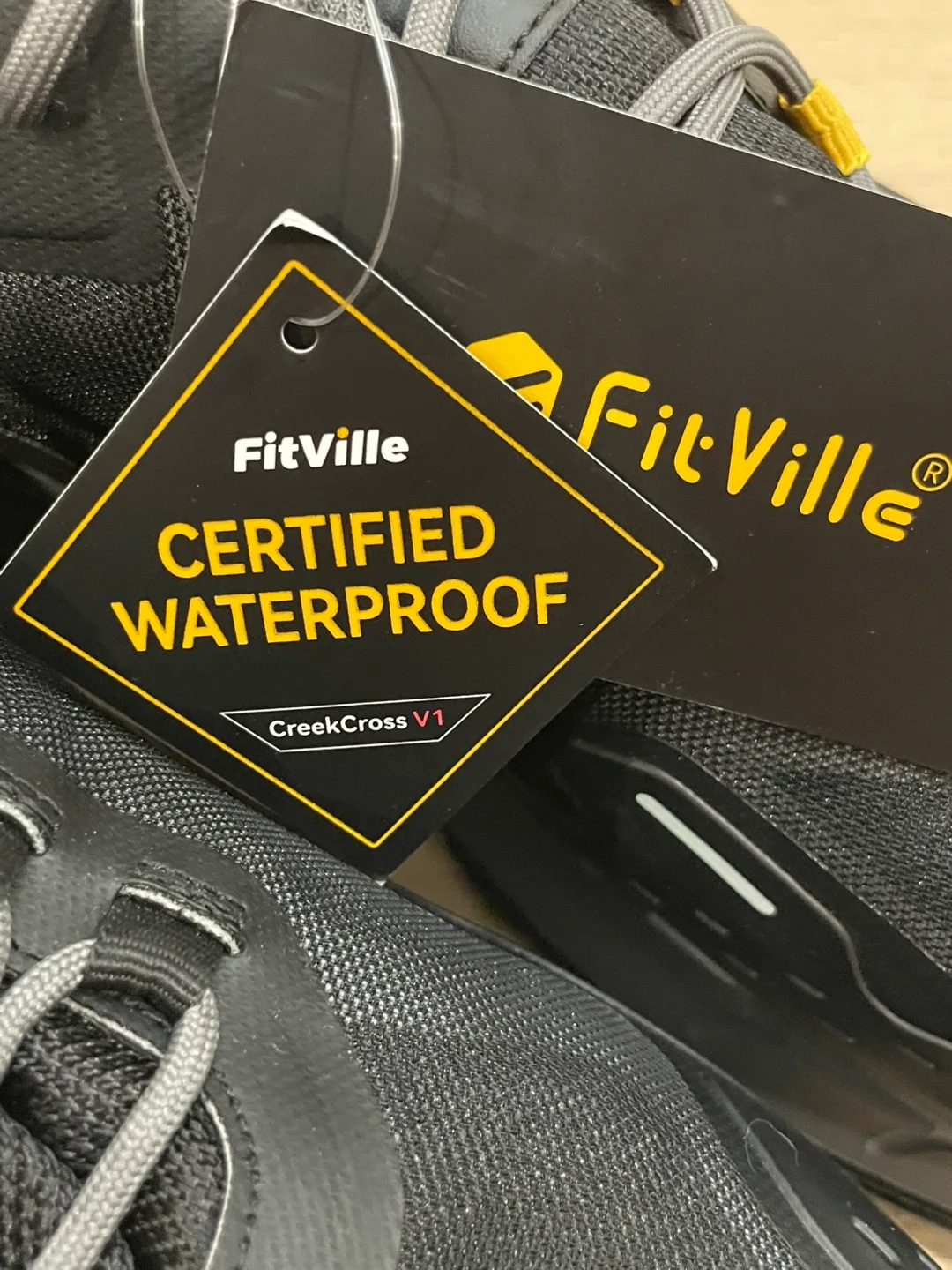 FitVille Men’s Wide Hiking Shoes. Waterproof. Size 14 image indicator(5)