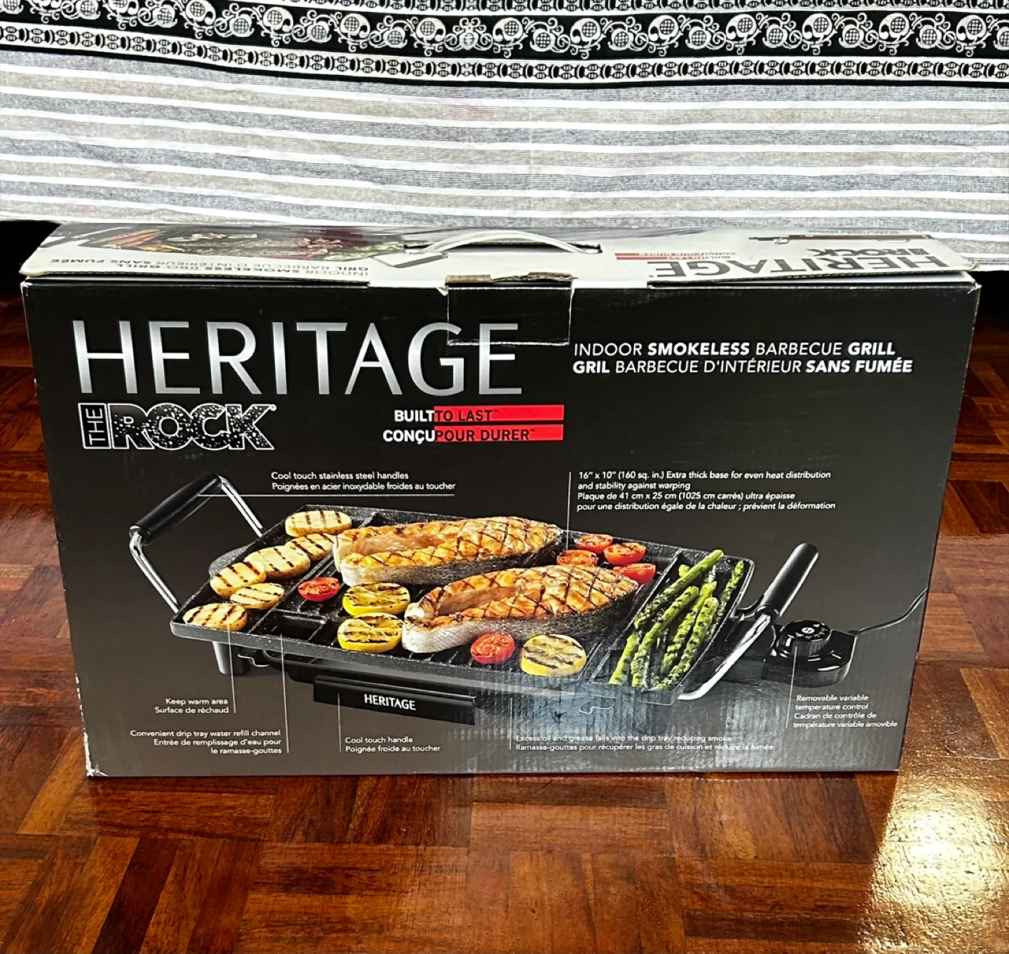 Heritage The Rock Indoor Smokeless BBQ Grill - Like New! image indicator(8)