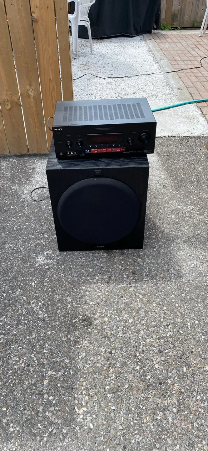 Sony 7.1 Channel AV Receiver & Subwoofer thumbnail