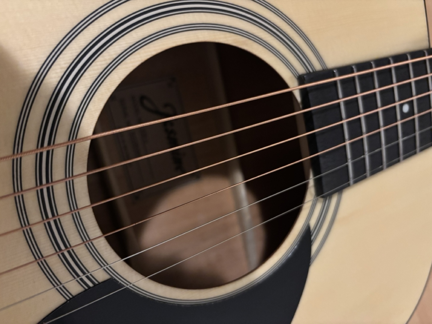 Acoustic Guitar with Case - photo 5