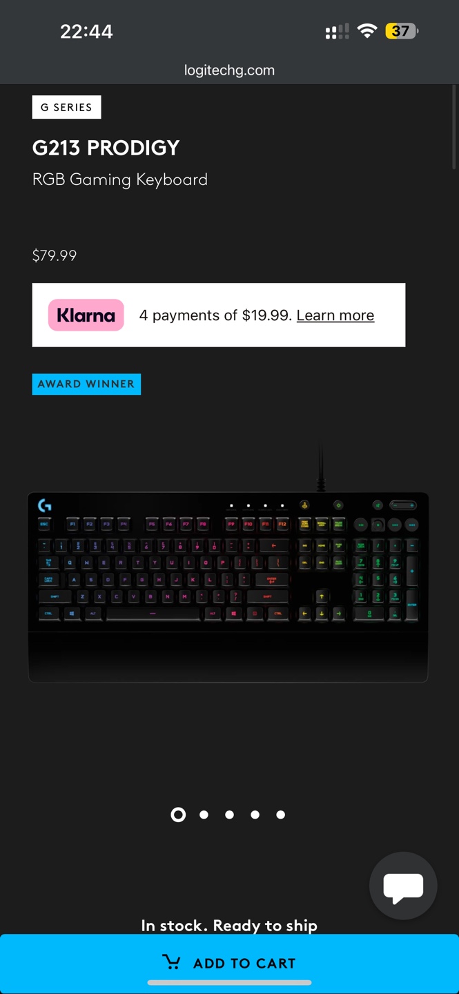 Logitech G213 Prodigy RGB Gaming Keyboard - photo 4
