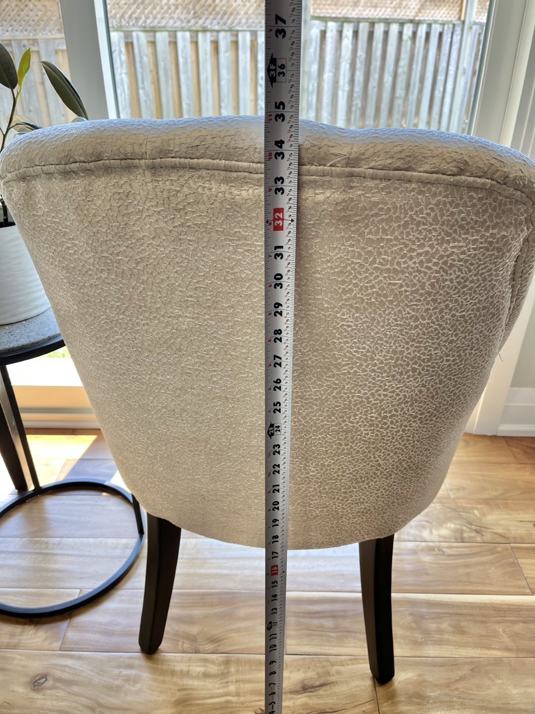Set of 2 Beige Accent Chairs-very good condition! - photo 4