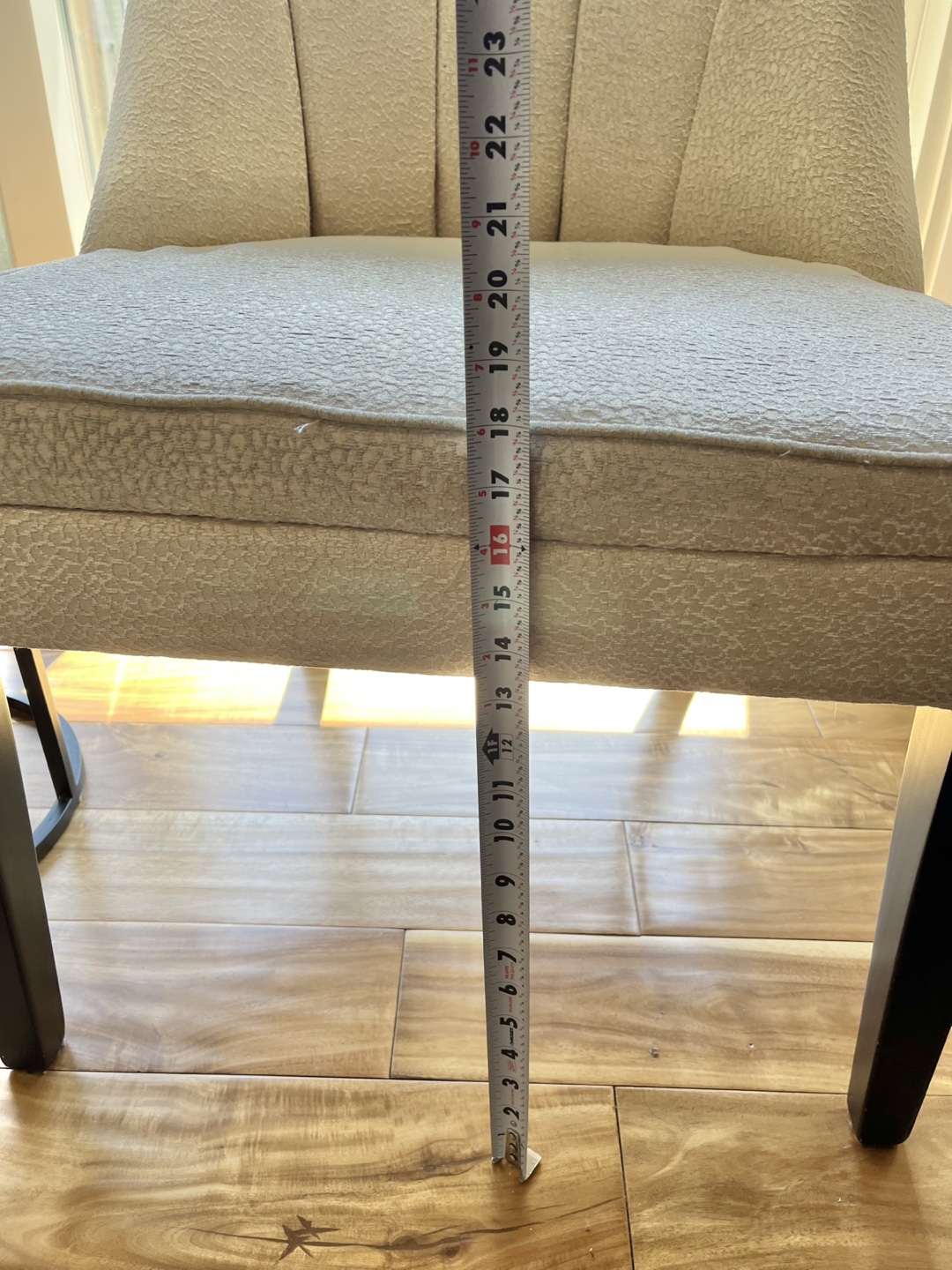 Set of 2 Beige Accent Chairs-very good condition! - photo 5