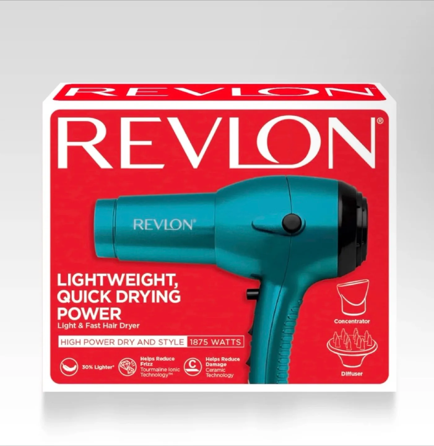 Revlon Lightweight Quick Drying Power Hair Dryer (No box) thumbnail