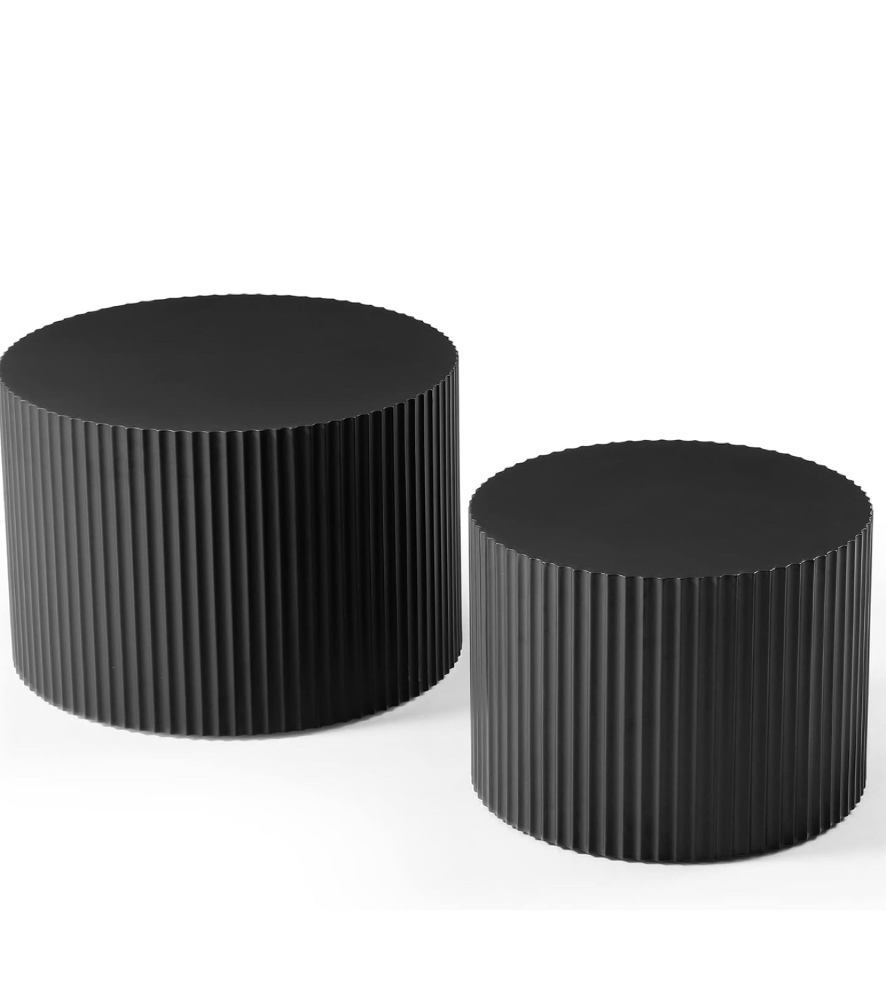 Round Coffee Table - Black
