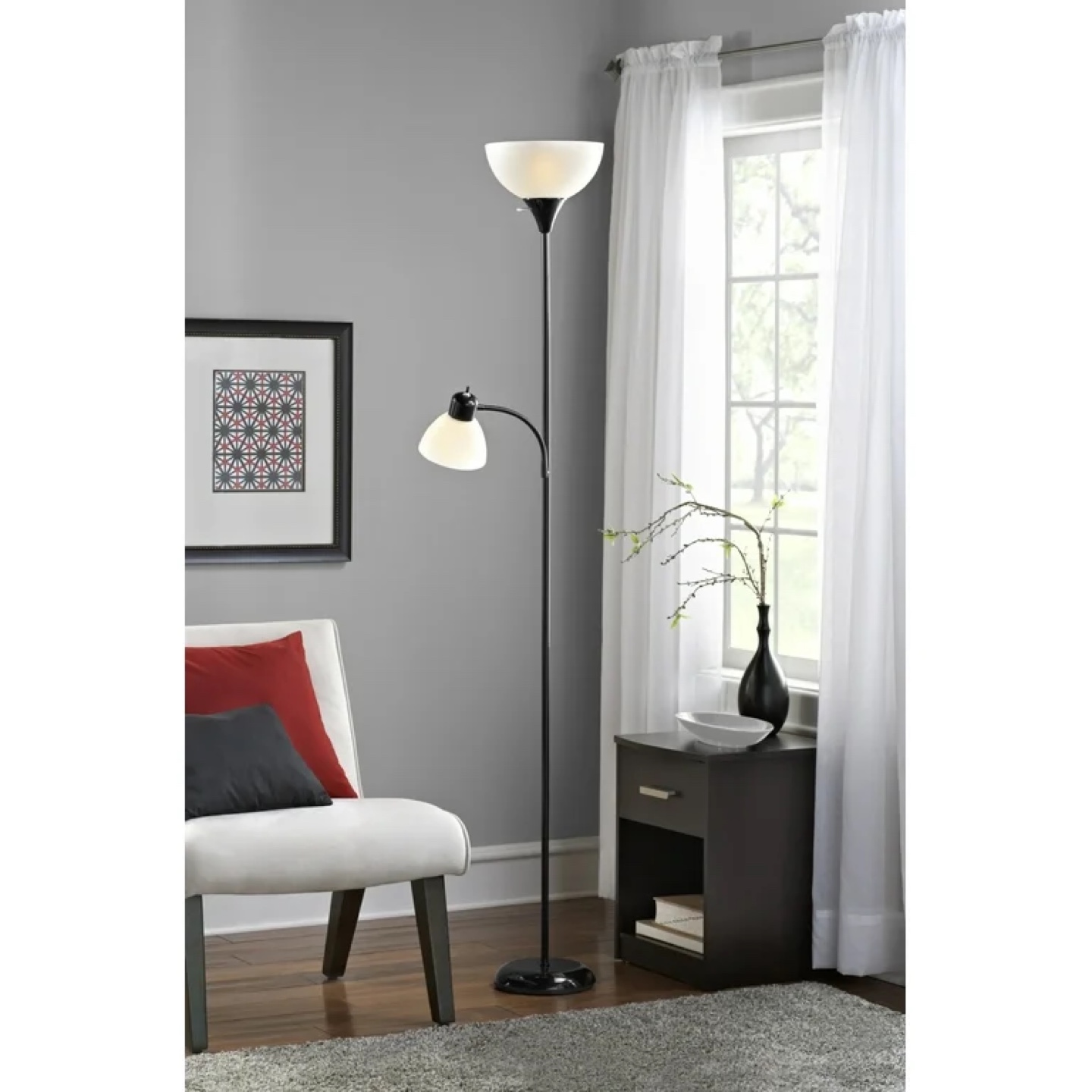 Floor Lamp with Reading Light