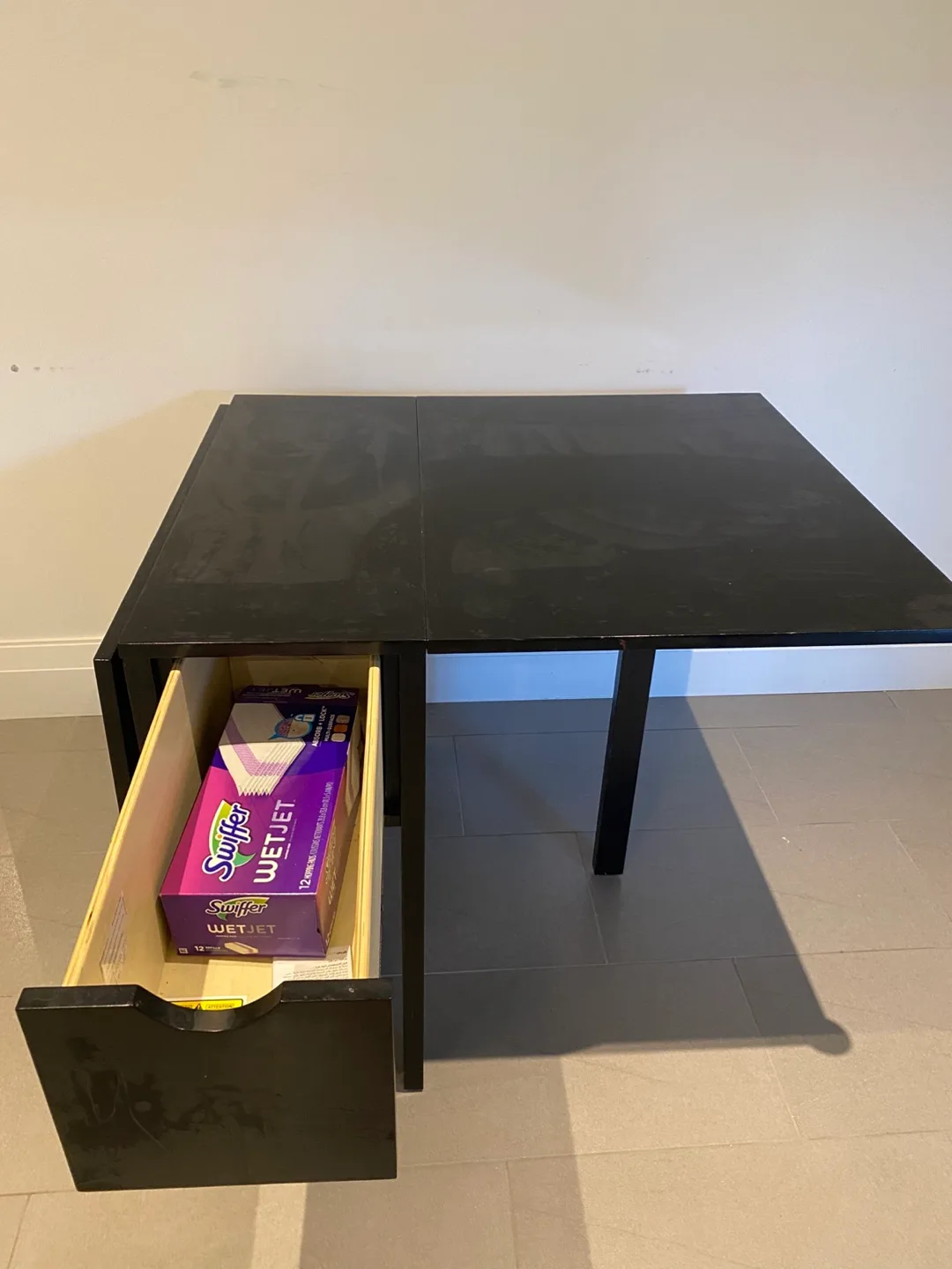 eq3 folding table /dinning table /black thumbnail