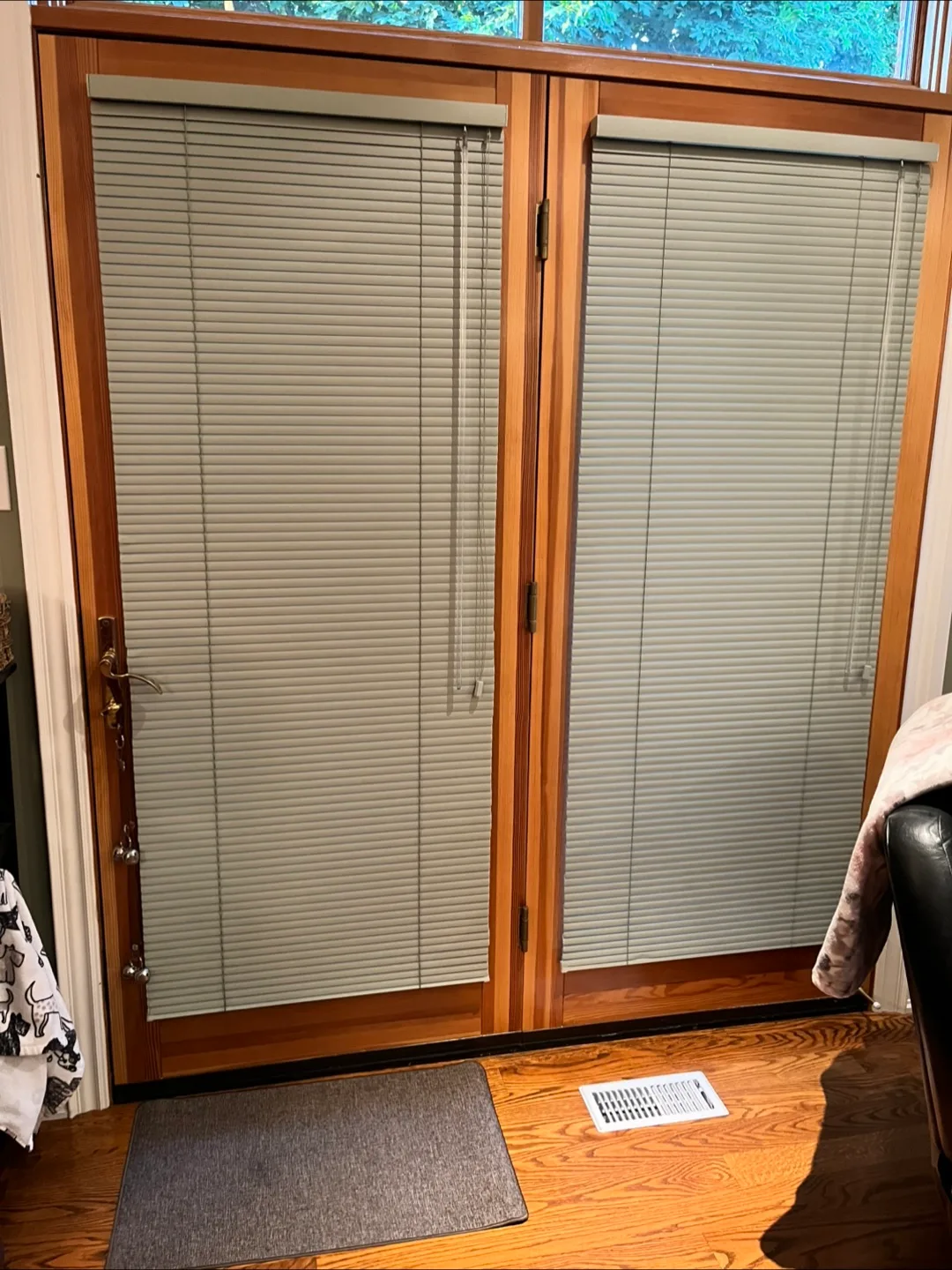 Hunter Douglas Sage coloured blinds (x2) thumbnail