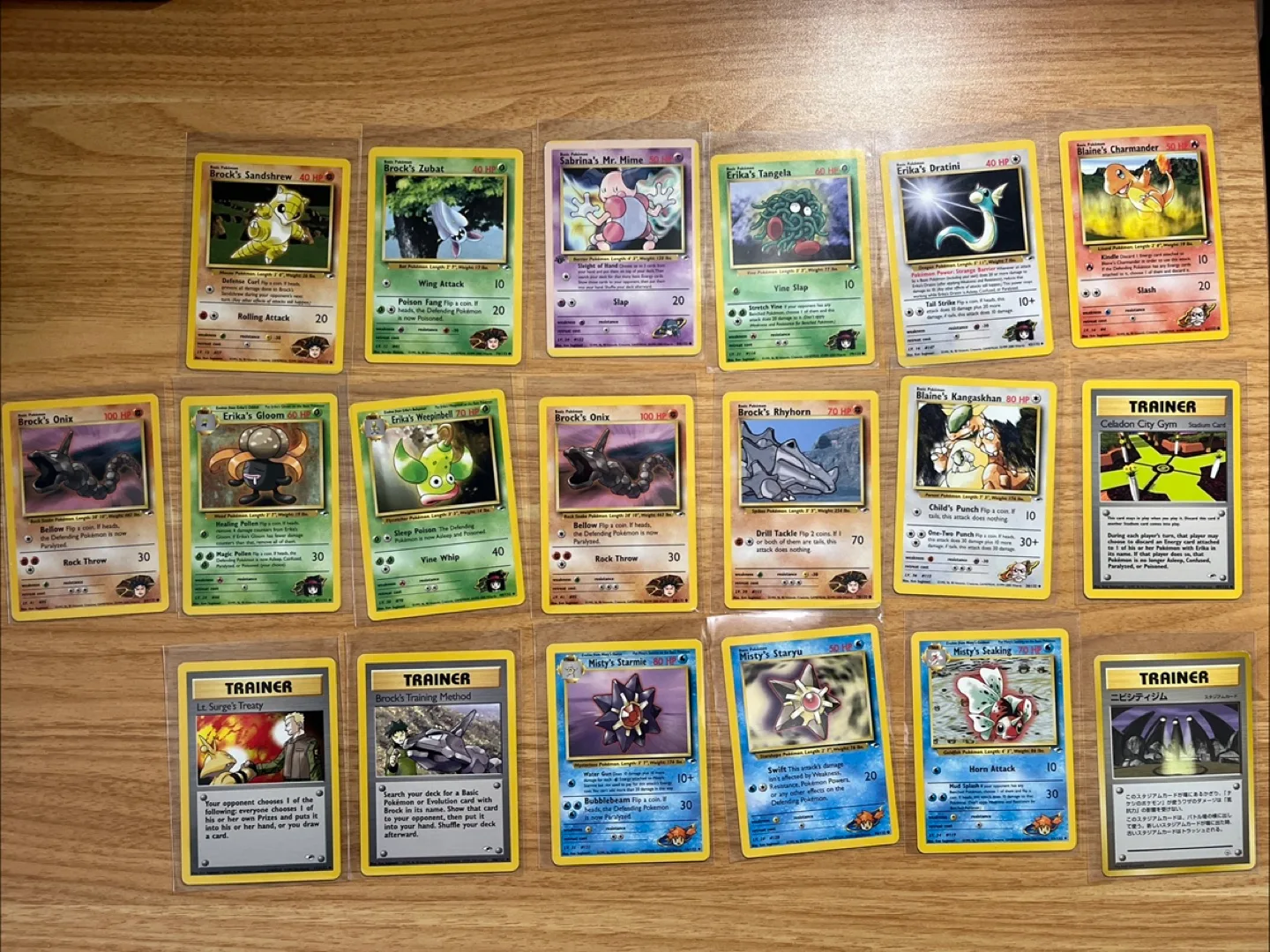 Pokemon Card Lot Vintage WOTC | Gym Heroes Set thumbnail
