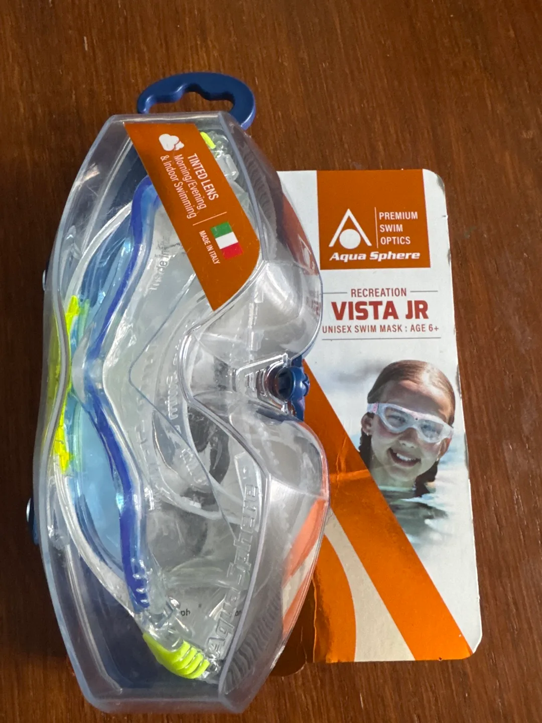 Aqua Sphere Vista JR Unisex Swim Mask (Age 6+) thumbnail