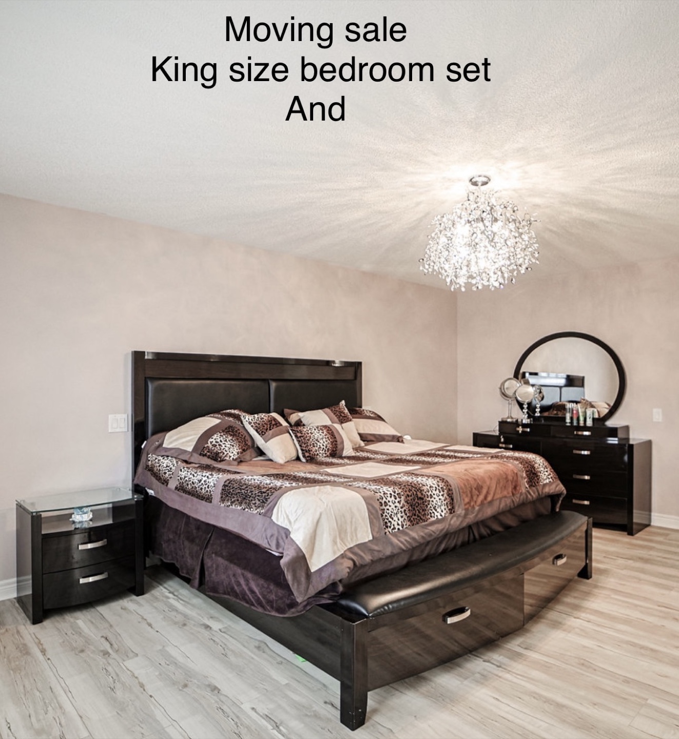 King Size Bedroom Set - Moving Sale!