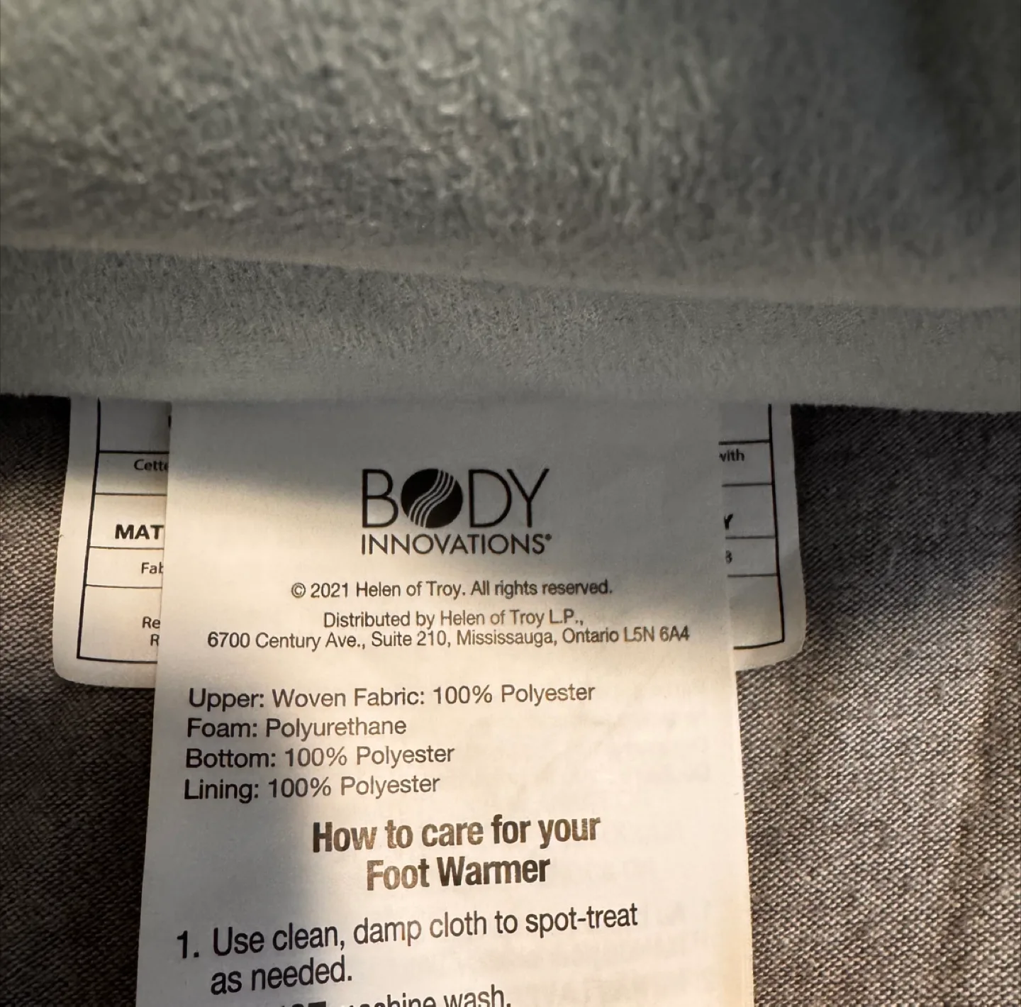 Body Innovations Soothing Foot Warmer Massager (Blue) image indicator(3)