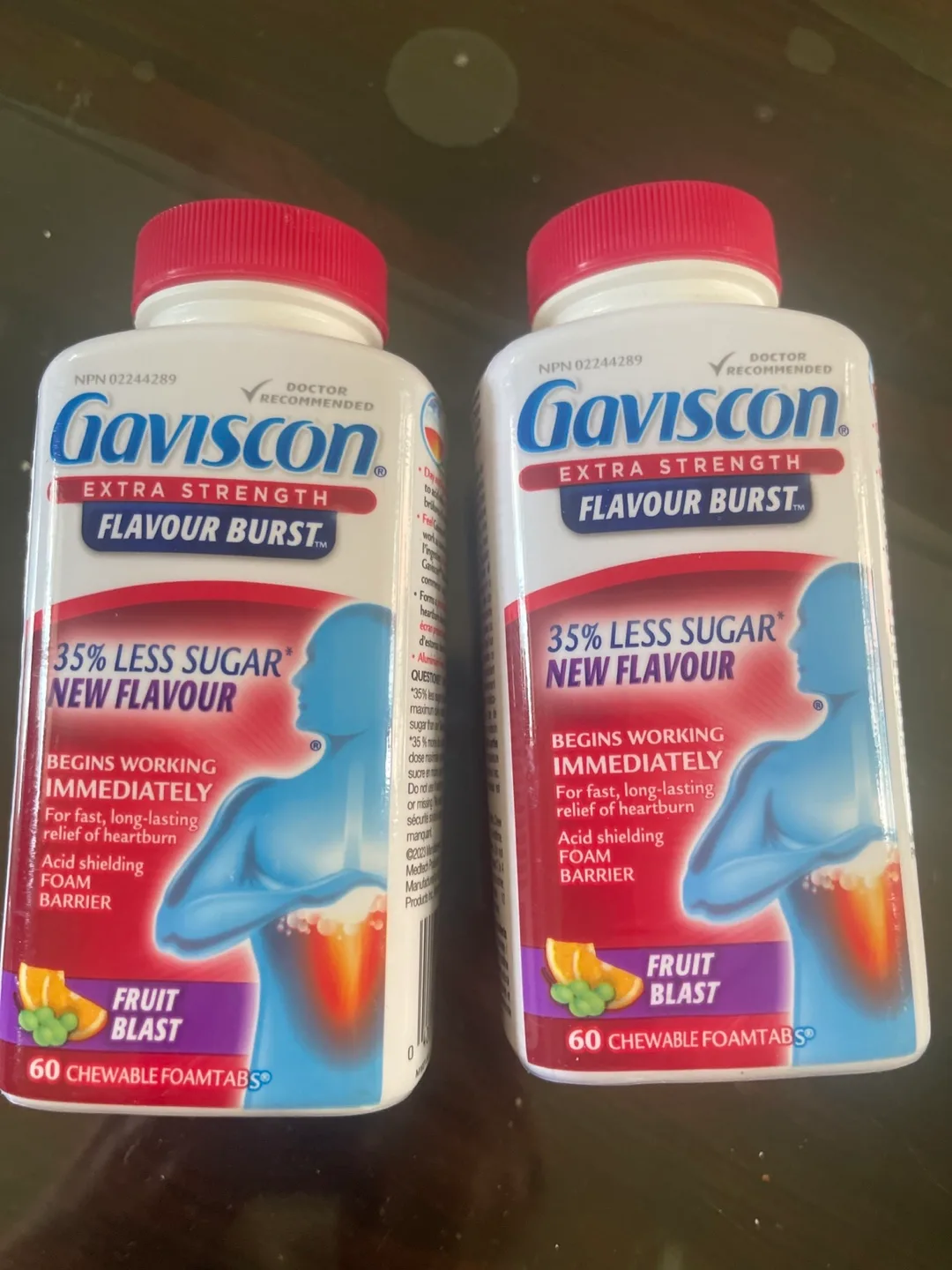 Gaviscon Extra Strength Fruit Blast Chewable Tablets thumbnail