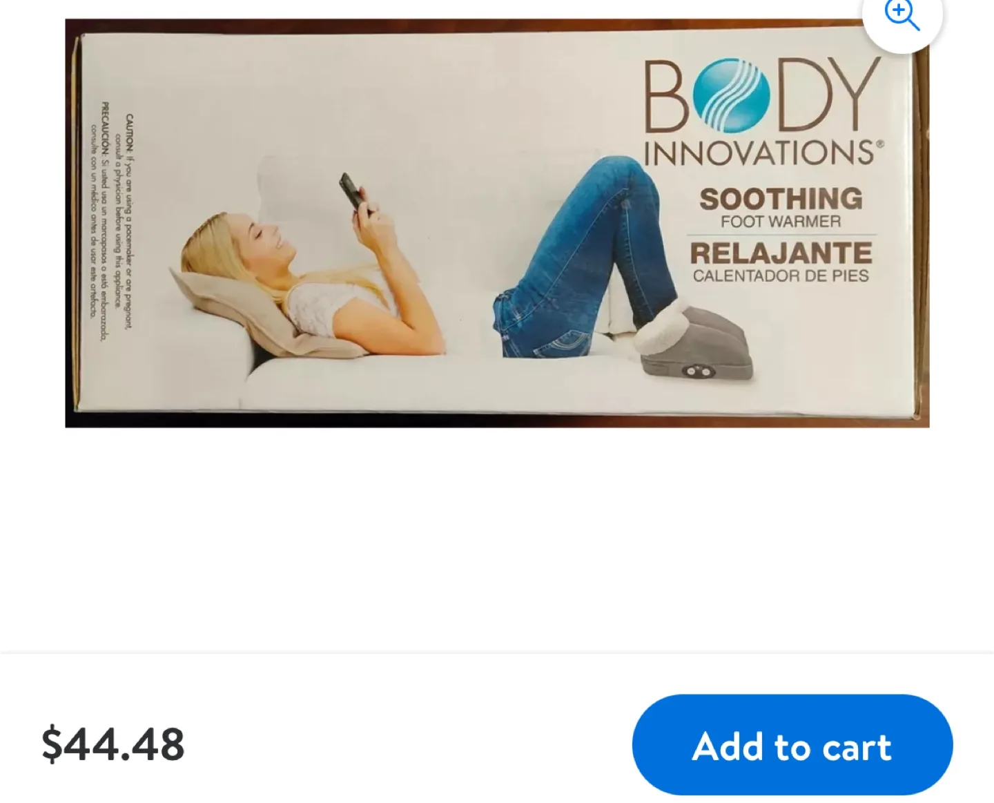 Body Innovations Soothing Foot Warmer Massager (Blue) image indicator(4)