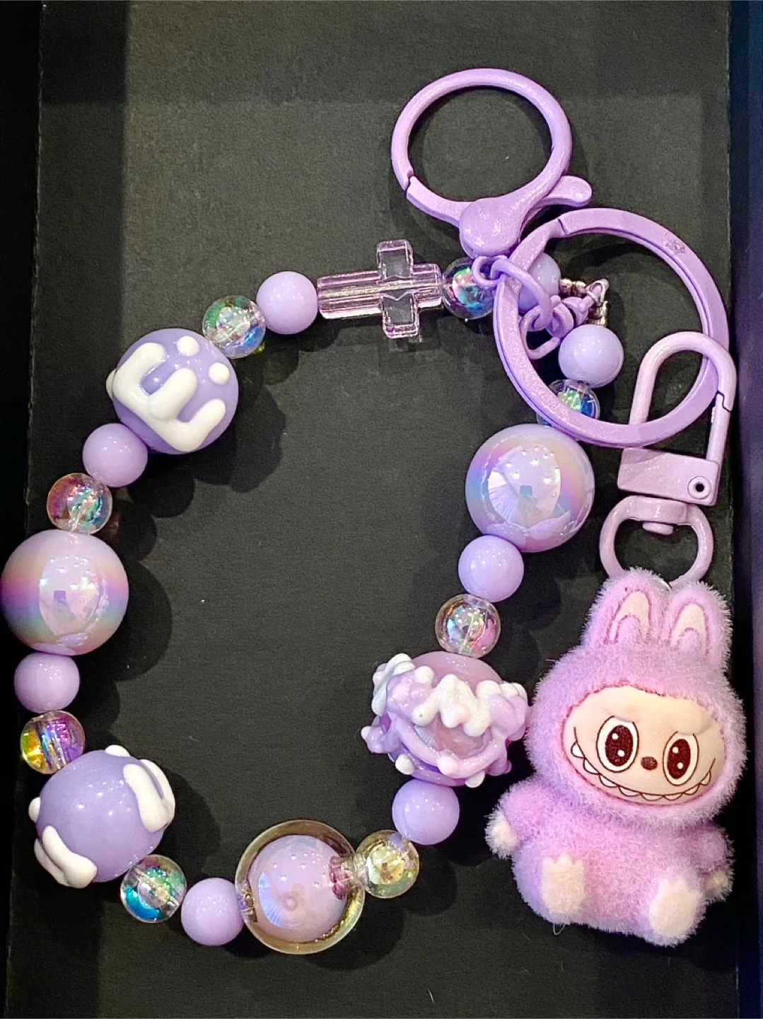 Cute Labubu Style Keychains image indicator(5)