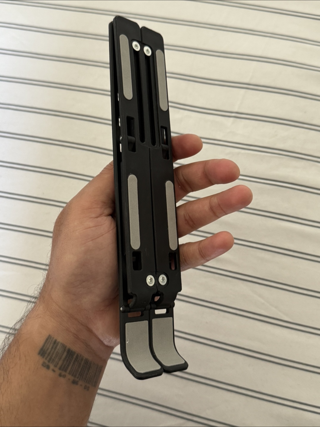Adjustable Portable Laptop Stand - Black - photo 4