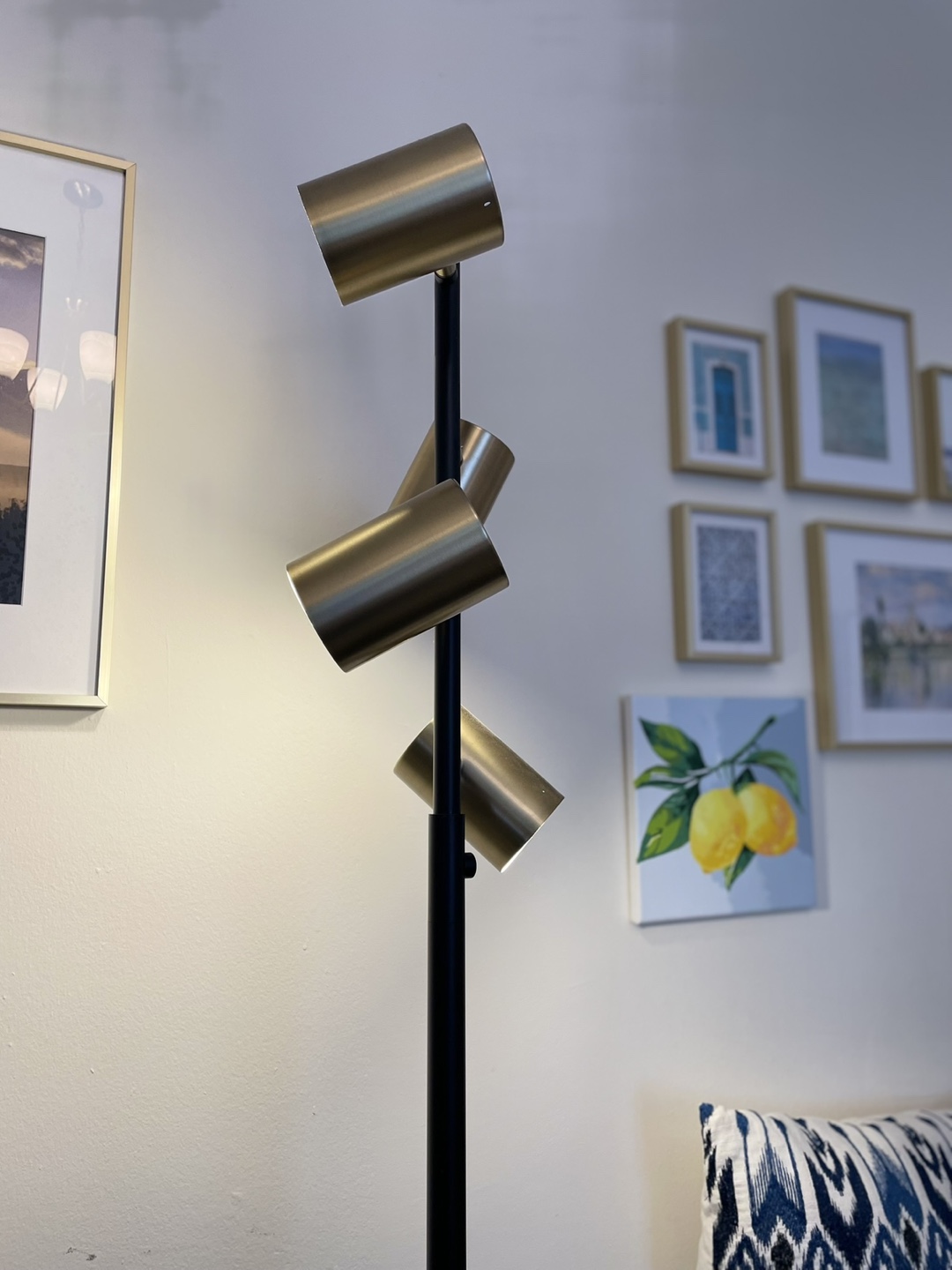 Black & Brass Floor Lamp - photo 2