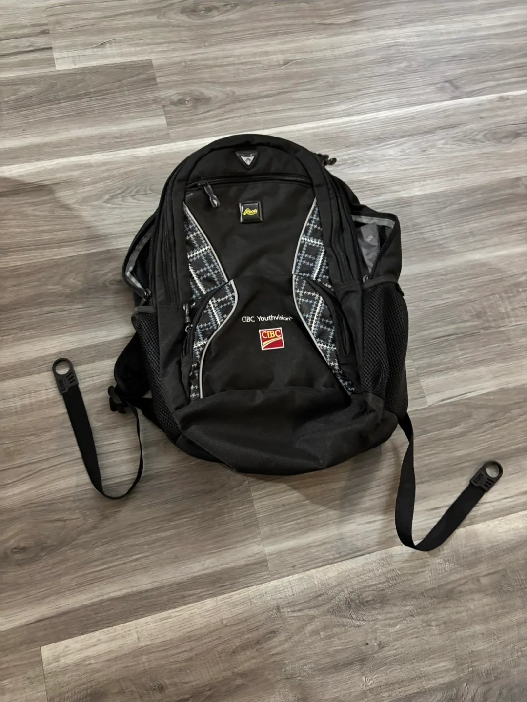 Roots Black Backpack - CIBC Youthvision thumbnail