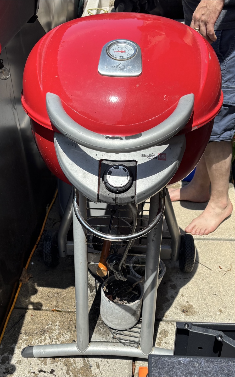 Electric Patio Bistro Grill - Red - photo 3