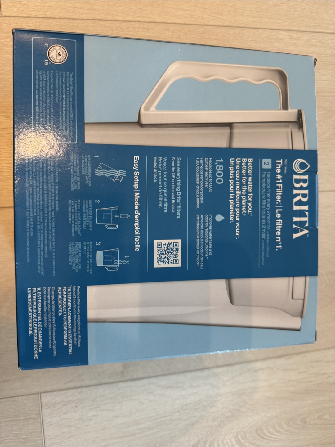 Brita Slim Water Filter Pitcher - New in Box! - photo 2