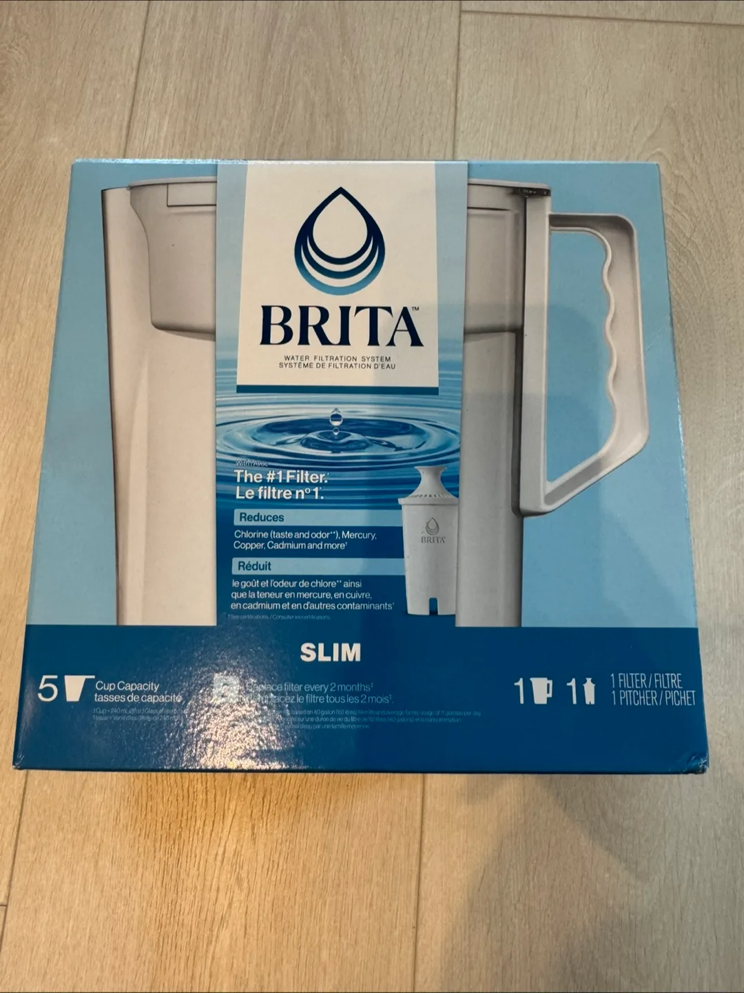 Brita Slim Water Filter Pitcher - New in Box! image indicator(3)
