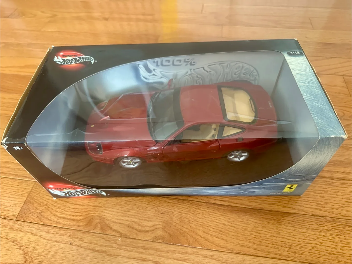 Hot Wheels Ferrari 550 Maranello 1:18 Scale thumbnail