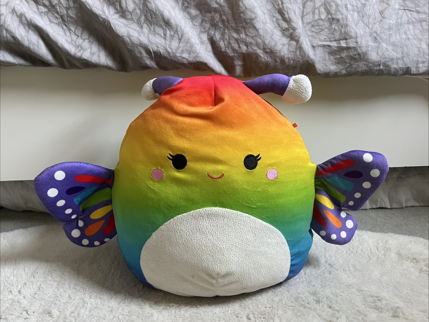 Rainbow butterfly squishmallow 12 inch