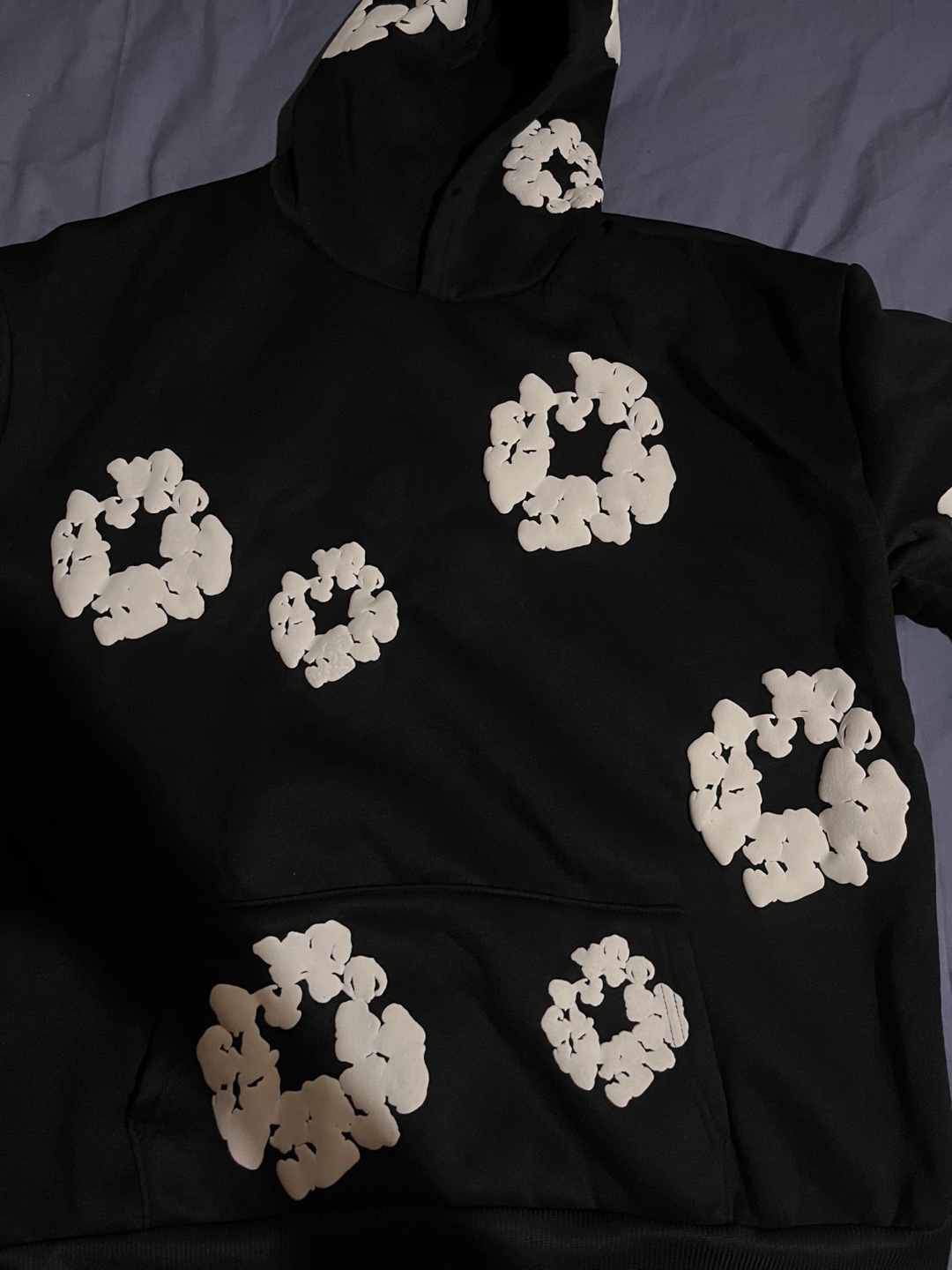black denim tears hoodie