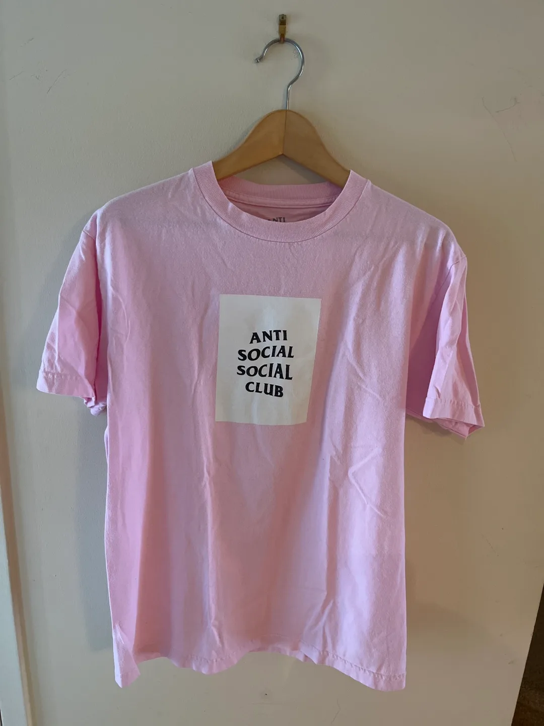 Anti Social Social Club Pink T-Shirt, Size M thumbnail