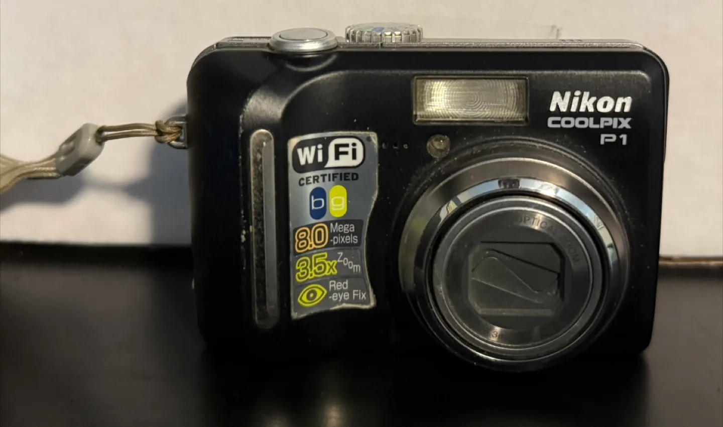 Nikon COOLPIX P1 Digital Camera - Black thumbnail