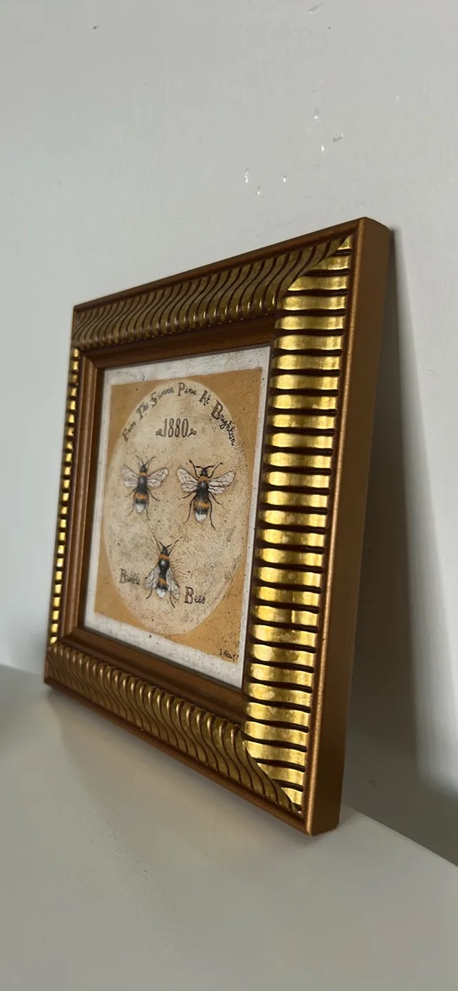 Bumble Bees Framed Art Print thumbnail