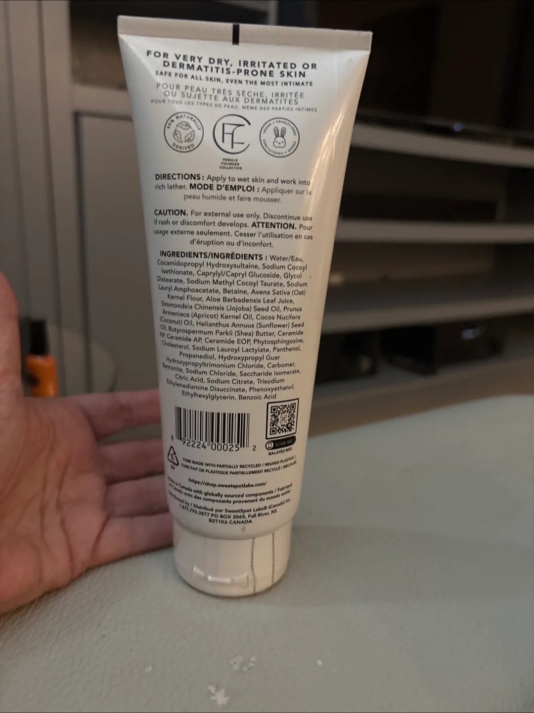 SweetSpot Labs Moisture Restoring Cleanser image indicator(2)