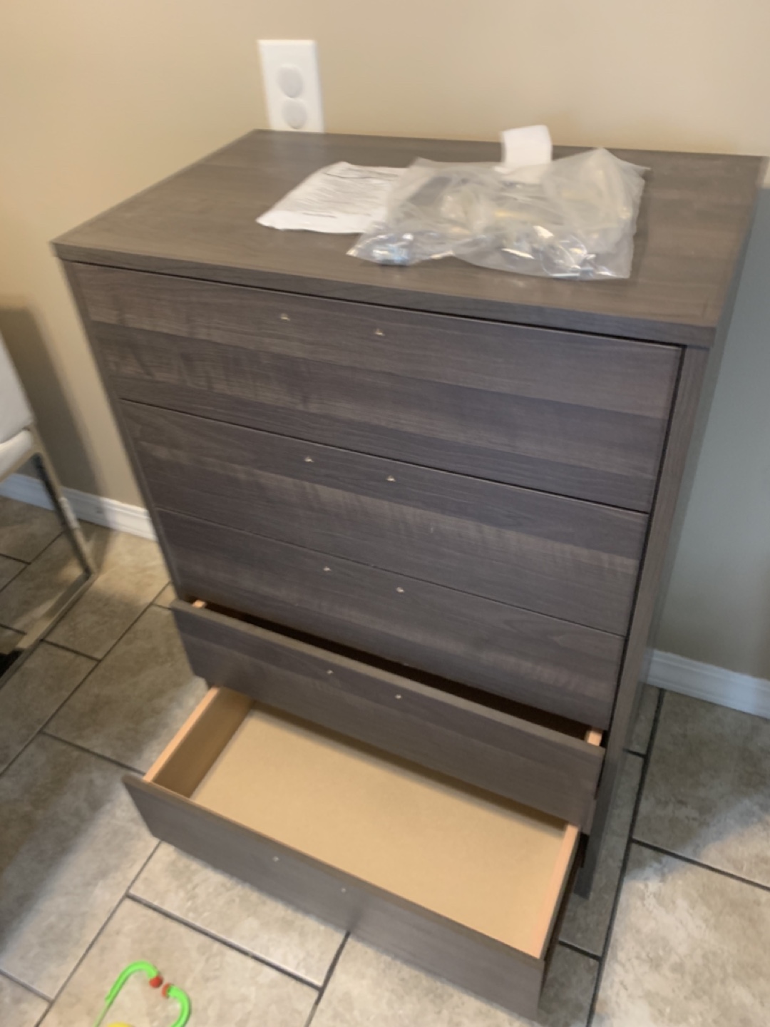 Dynamic Furniture Corp 5-Drawer Dresser - Brown