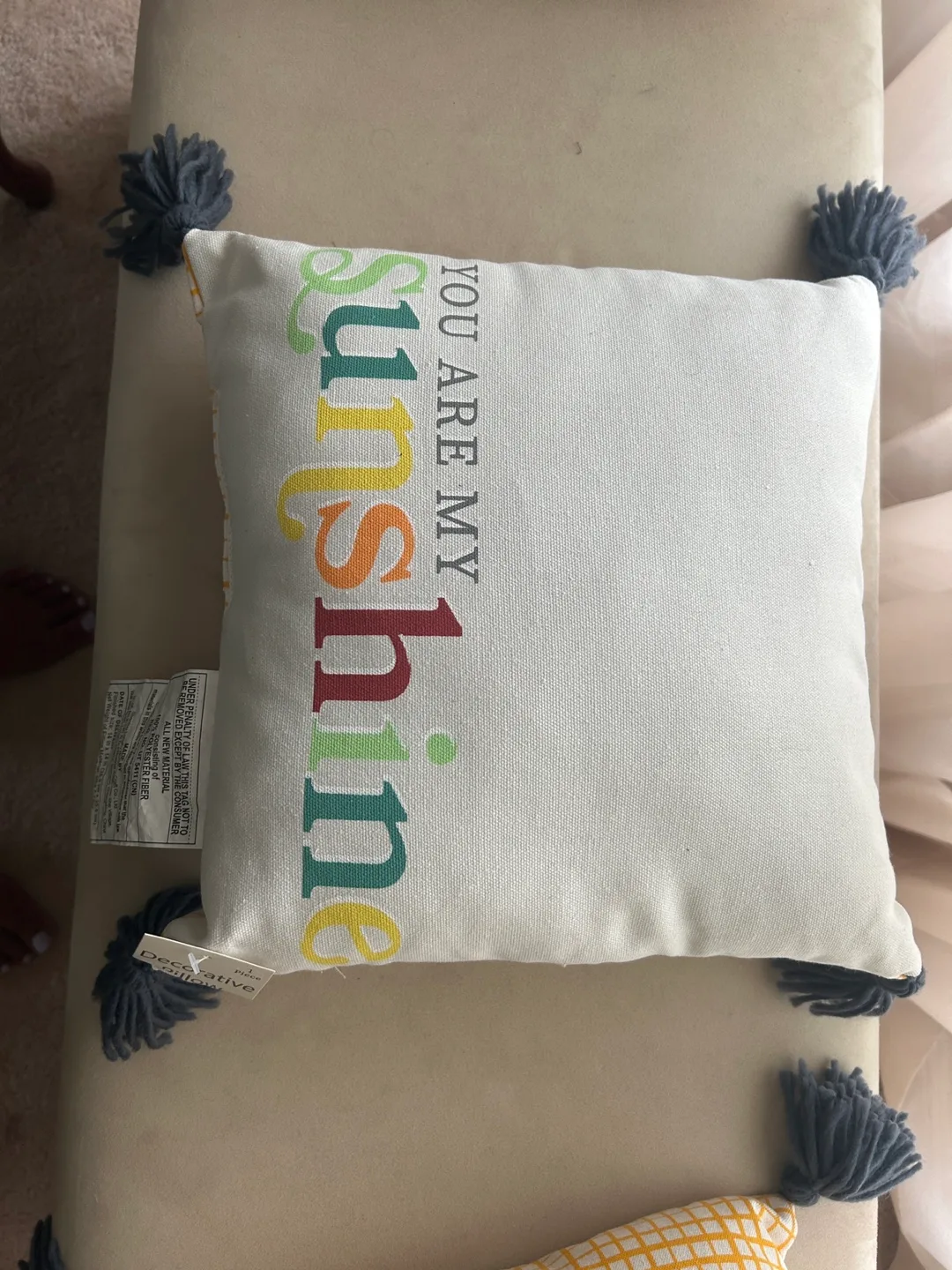 Decorative Pillow - You Are My Sunshine thumbnail