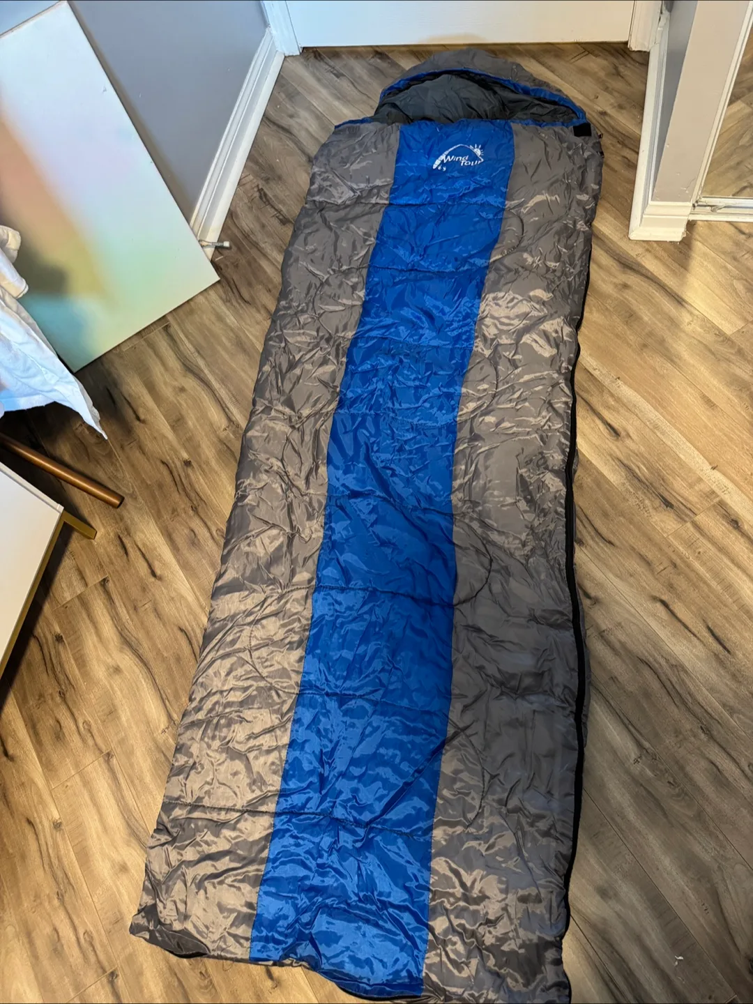 Windtour Sleeping Bag - Grey & Blue 🇨🇦 thumbnail