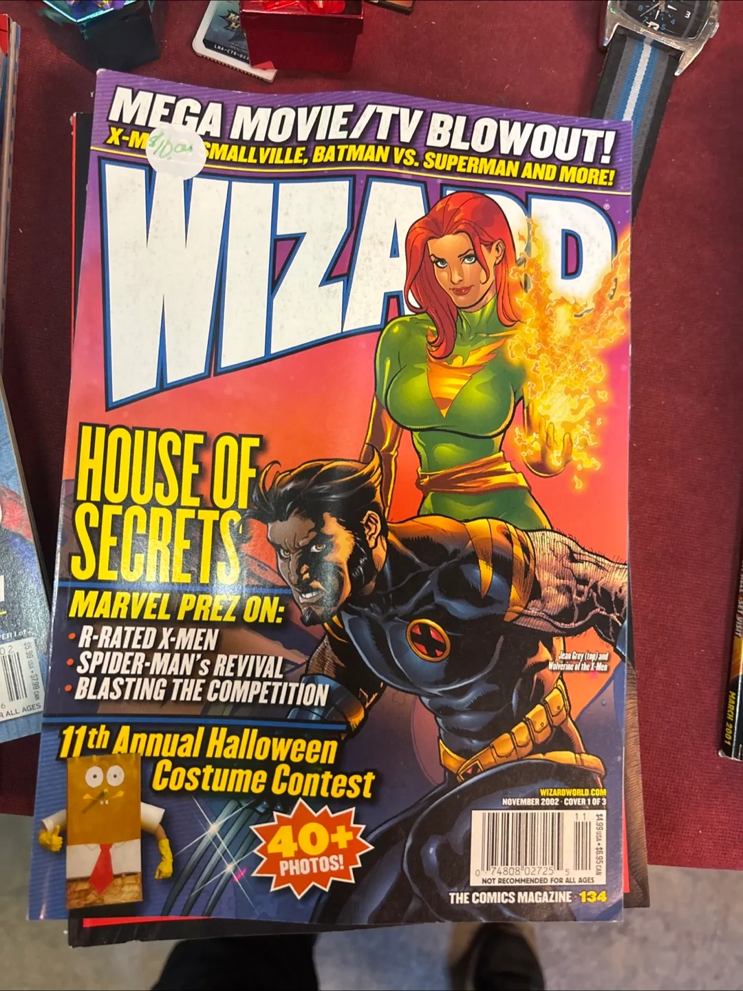 Wizard Magazine: House of Secrets, November 2002 thumbnail