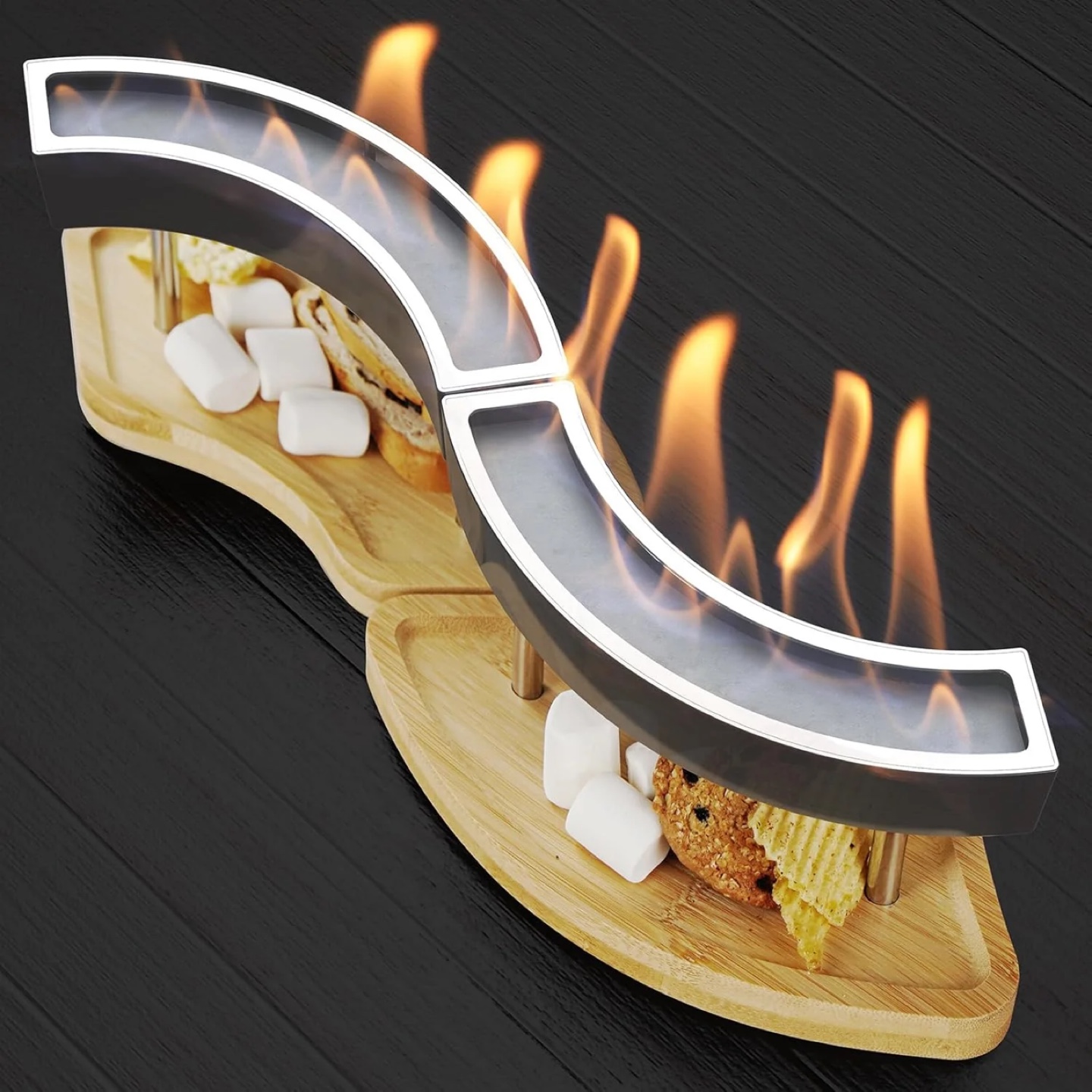 OGERY Table Top Fire Pit with Serving Trays - photo 3