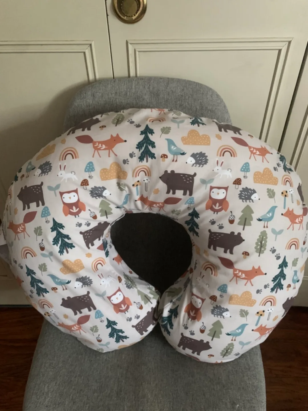 Boppy Nursing Pillow - Woodland Animals Print thumbnail
