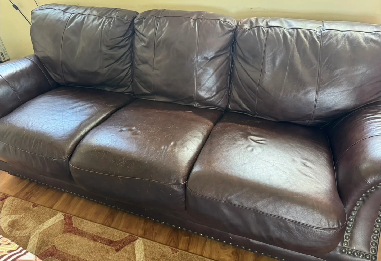 3 Leather Sofas Set image indicator(2)