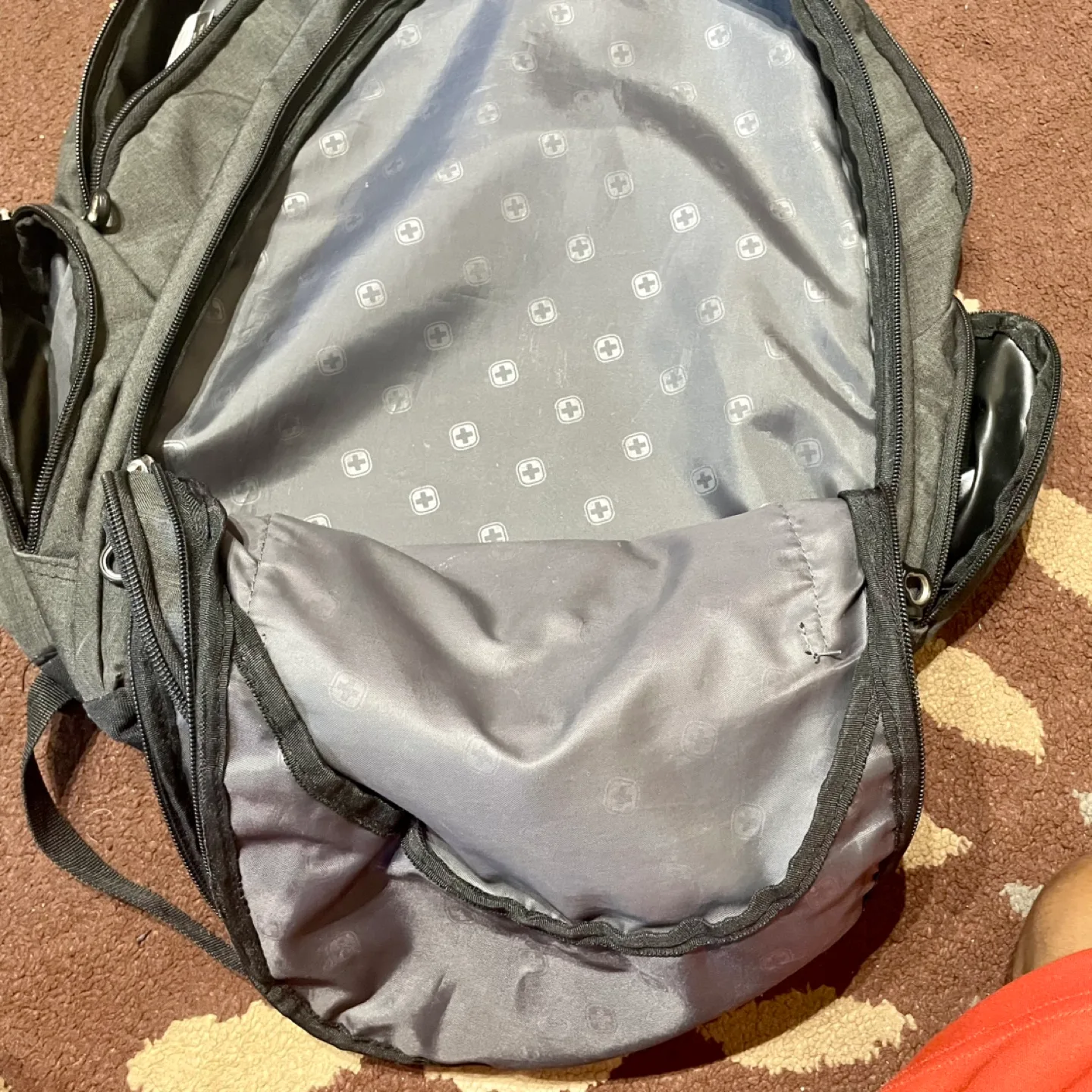 Swiss Gear Grey Backpack – Laptop Compartment, Organizer image indicator(5)