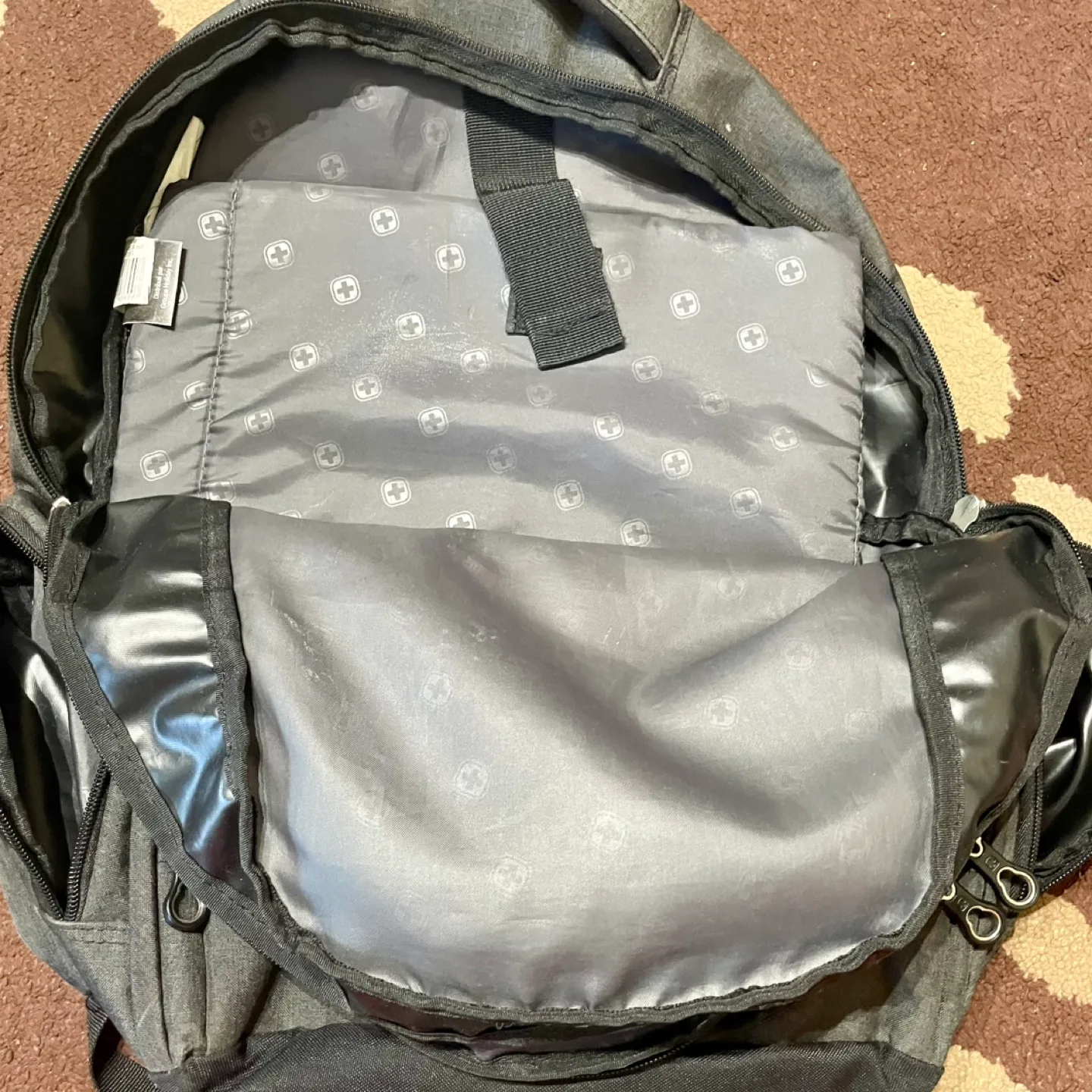 Swiss Gear Grey Backpack – Laptop Compartment, Organizer image indicator(6)