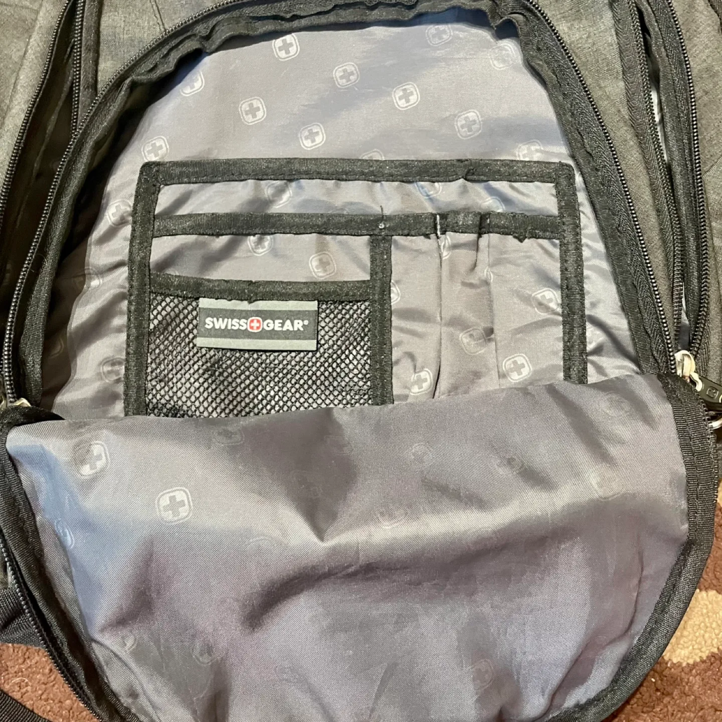 Swiss Gear Grey Backpack – Laptop Compartment, Organizer image indicator(4)